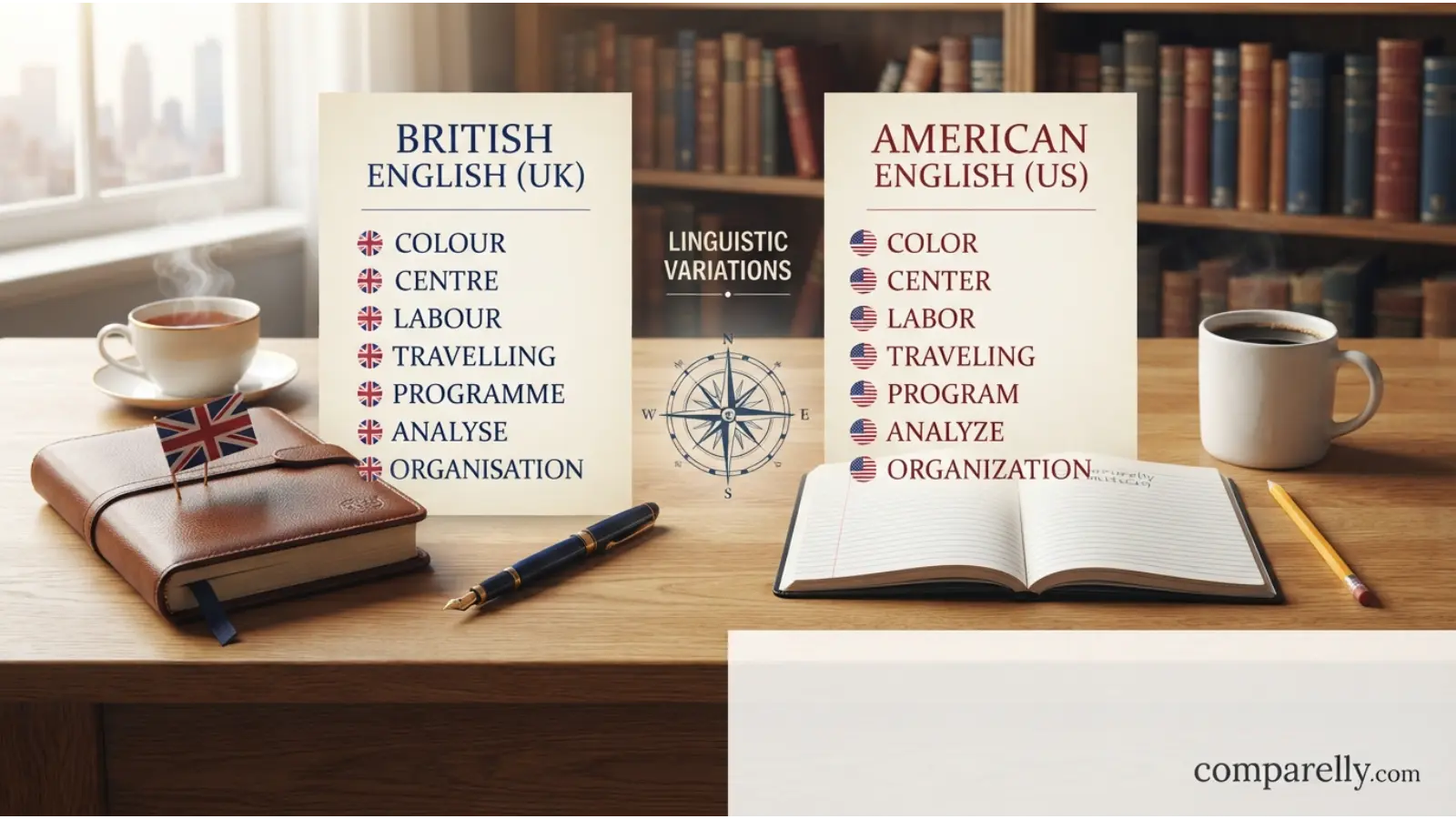 British English vs American English Spelling