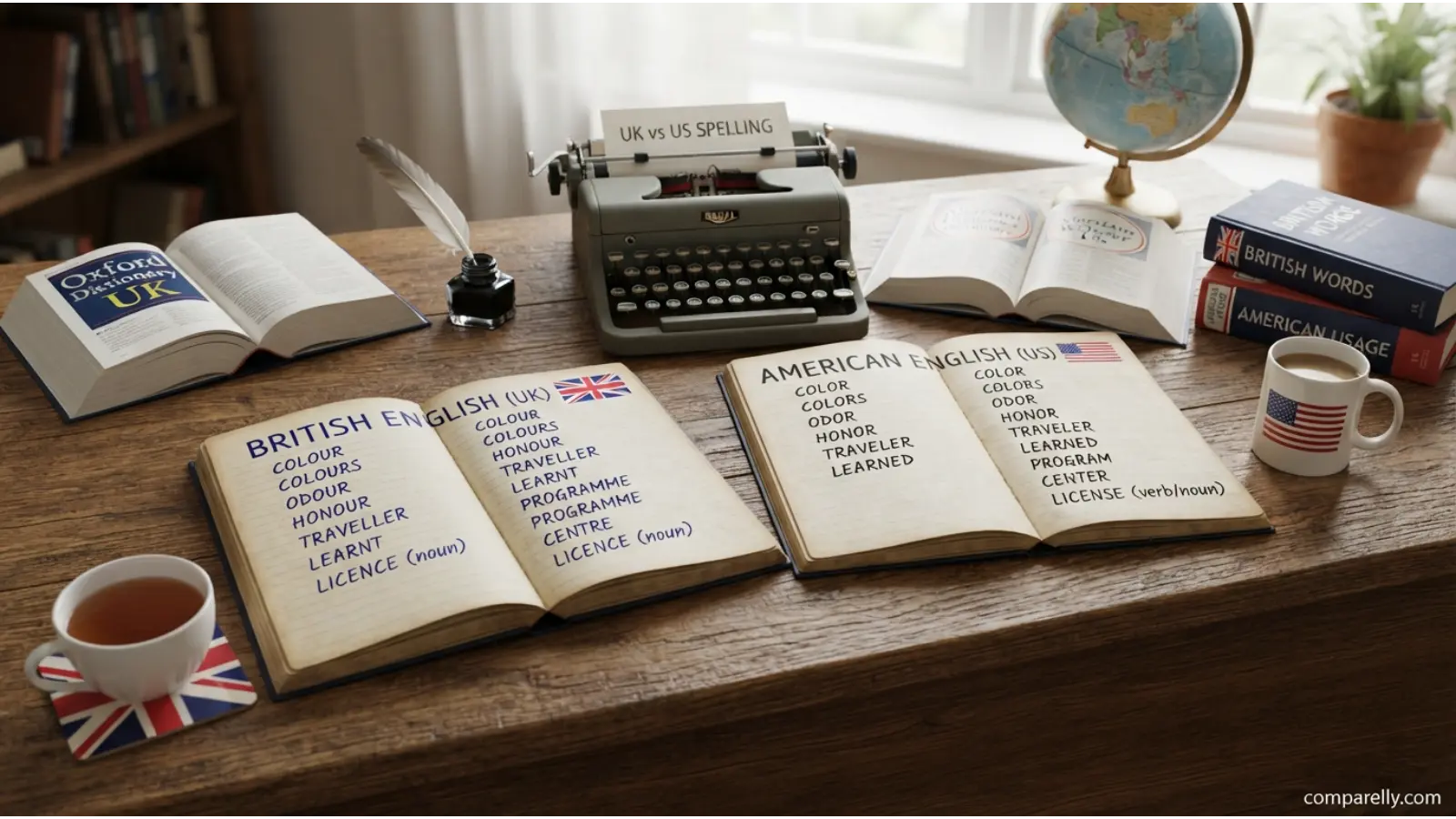 British English vs American English Spelling
