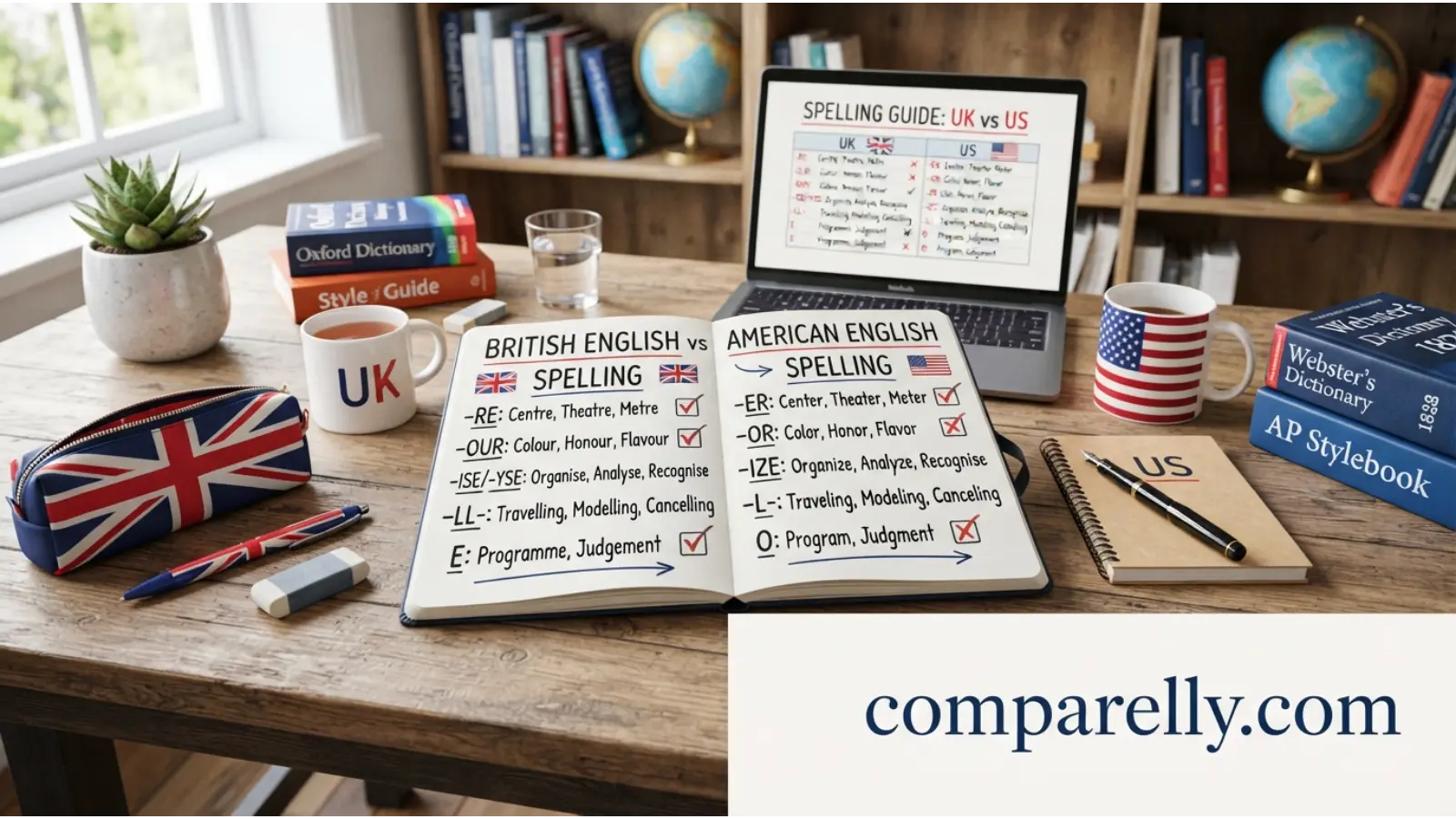British English vs American English Spelling