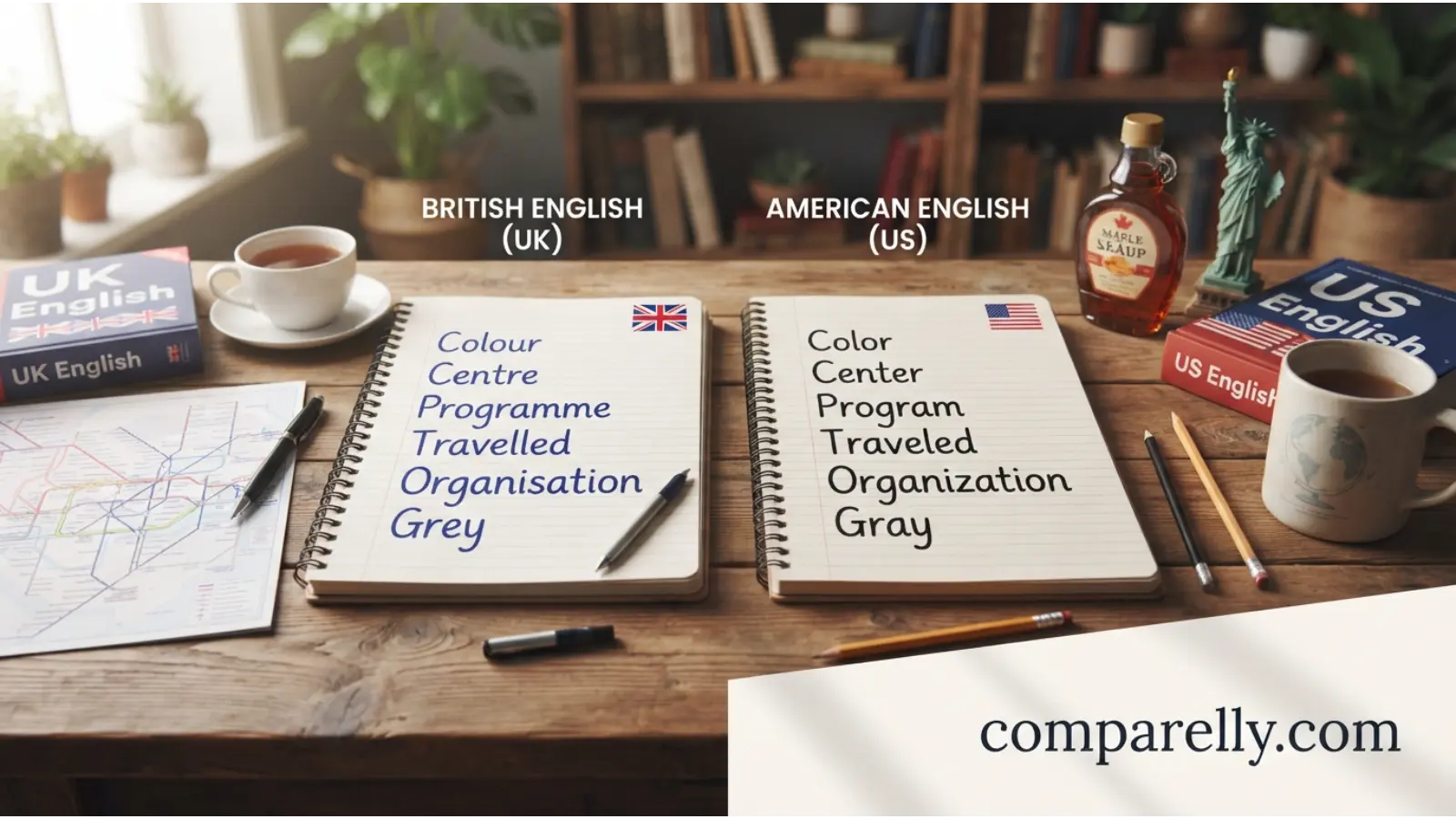 British English vs American English Spelling