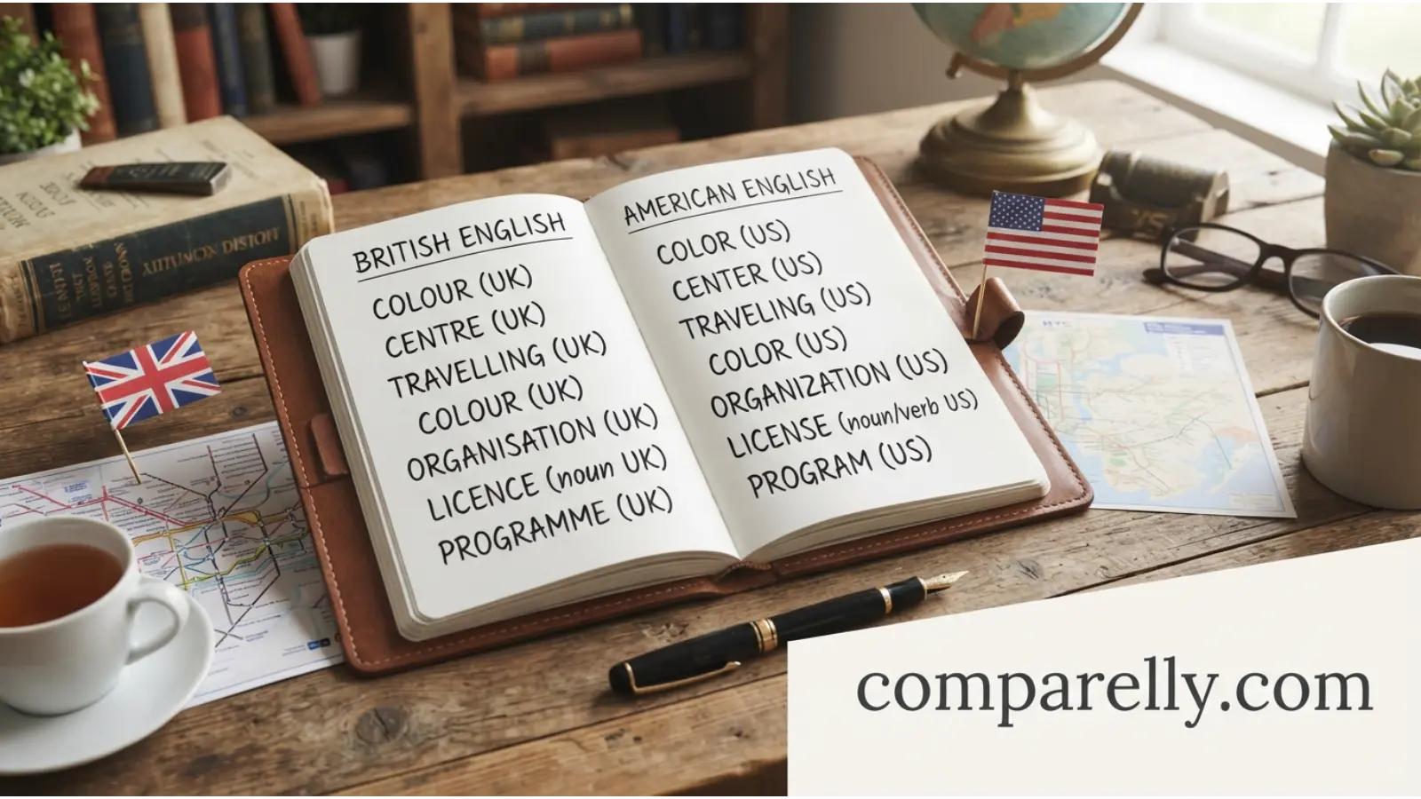 British English vs American English Spelling