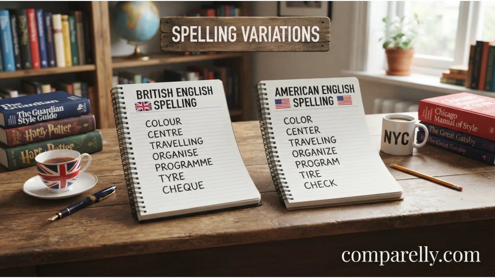 British English vs American English Spelling