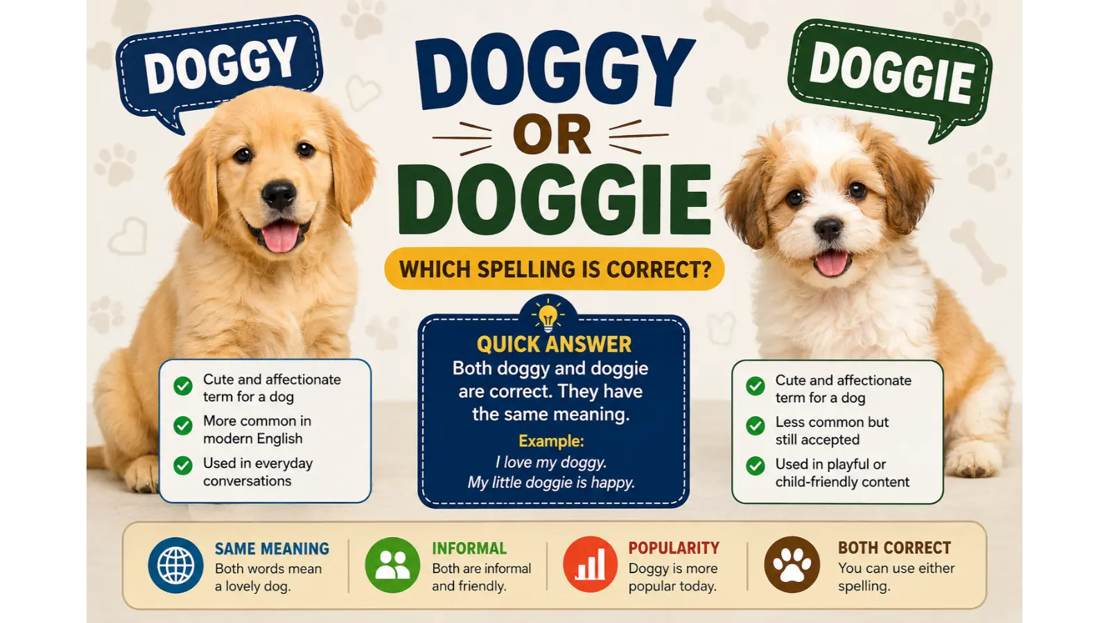 Doggy Or Doggie