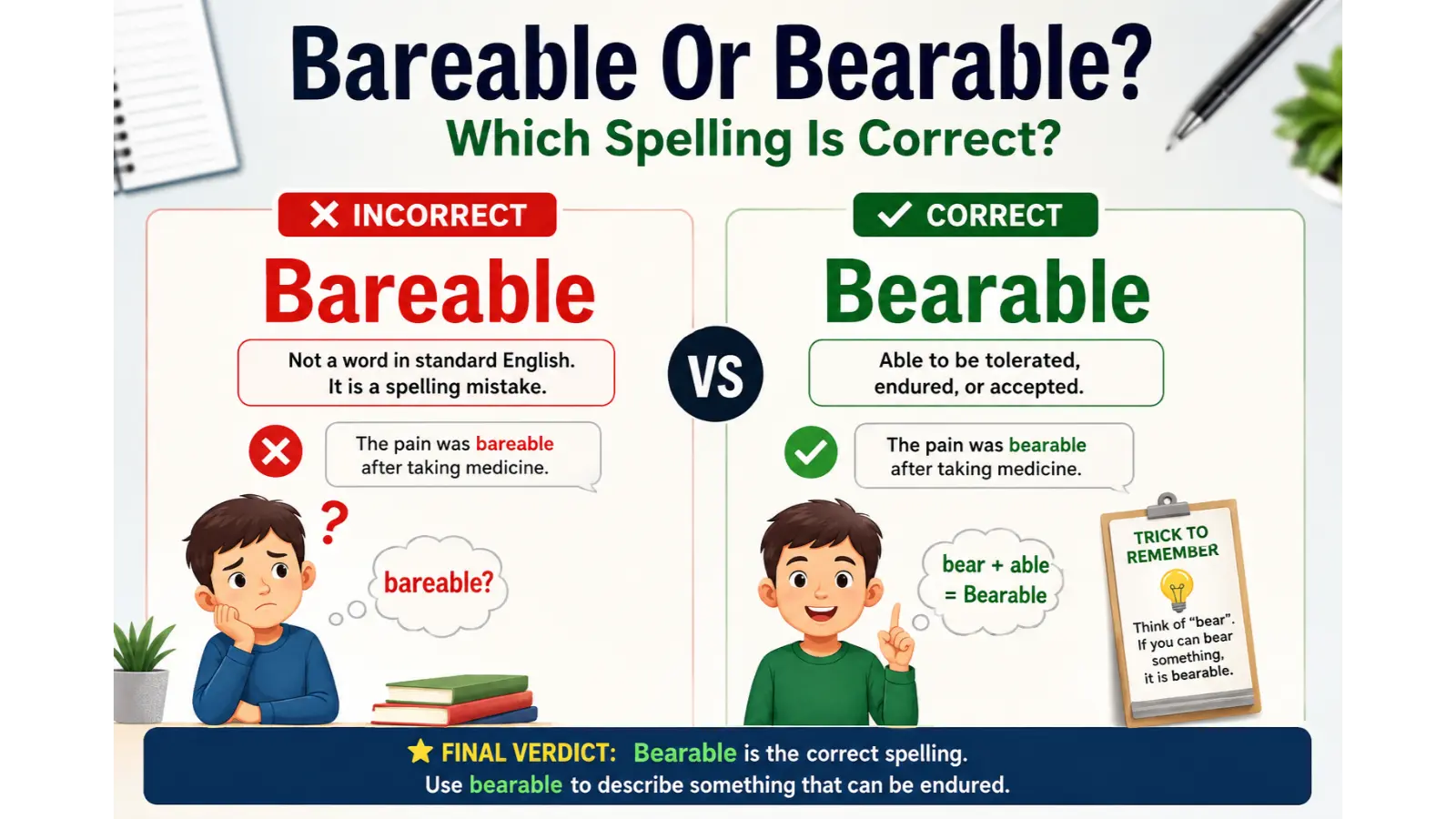 Bareable Or Bearable