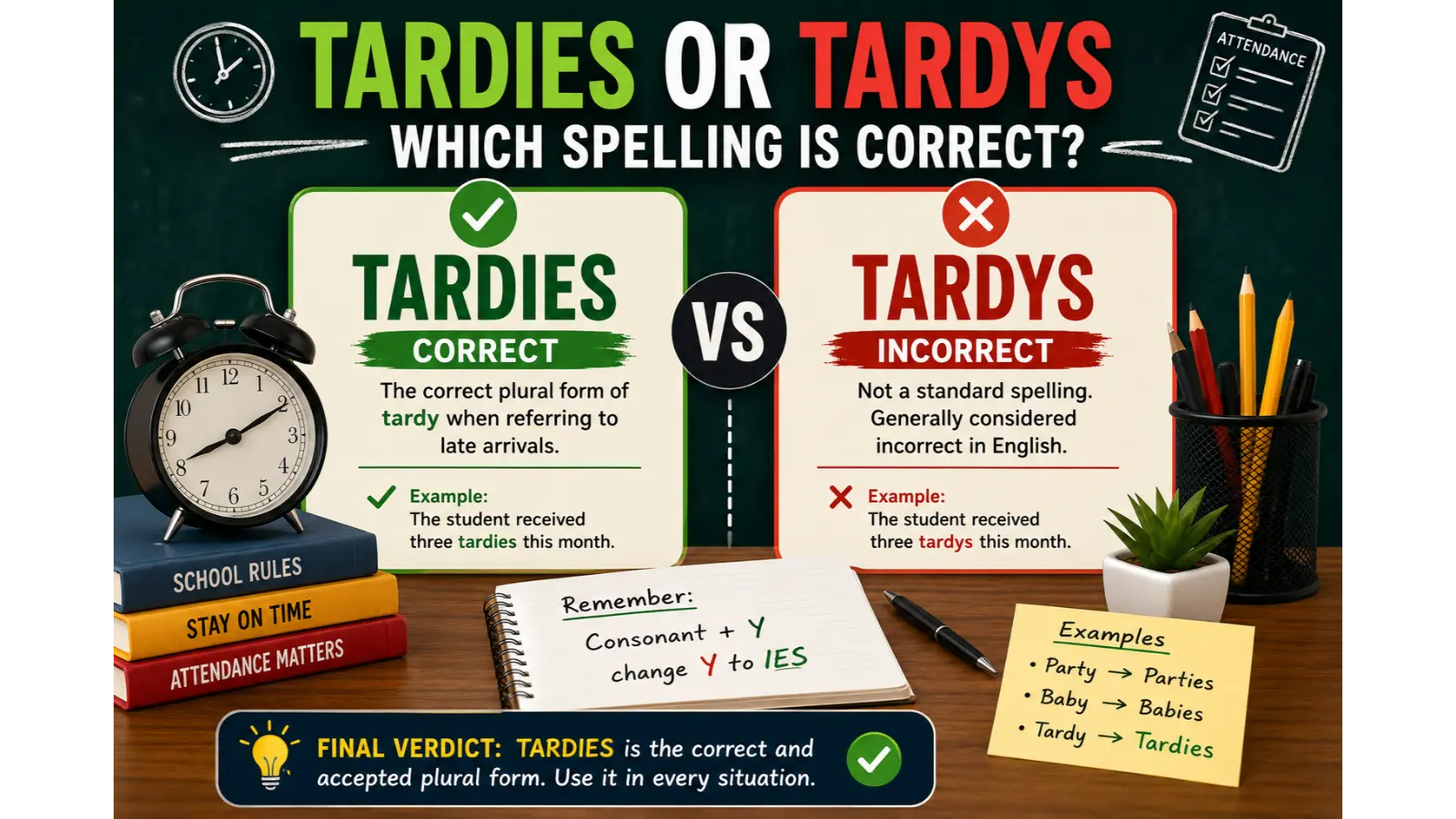 Tardies Or Tardys