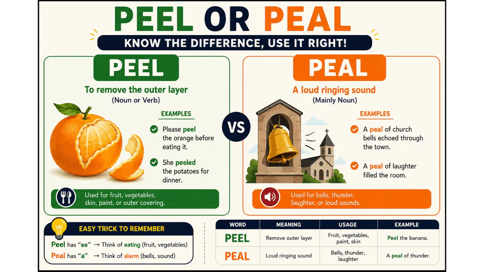 Peel Or Peal