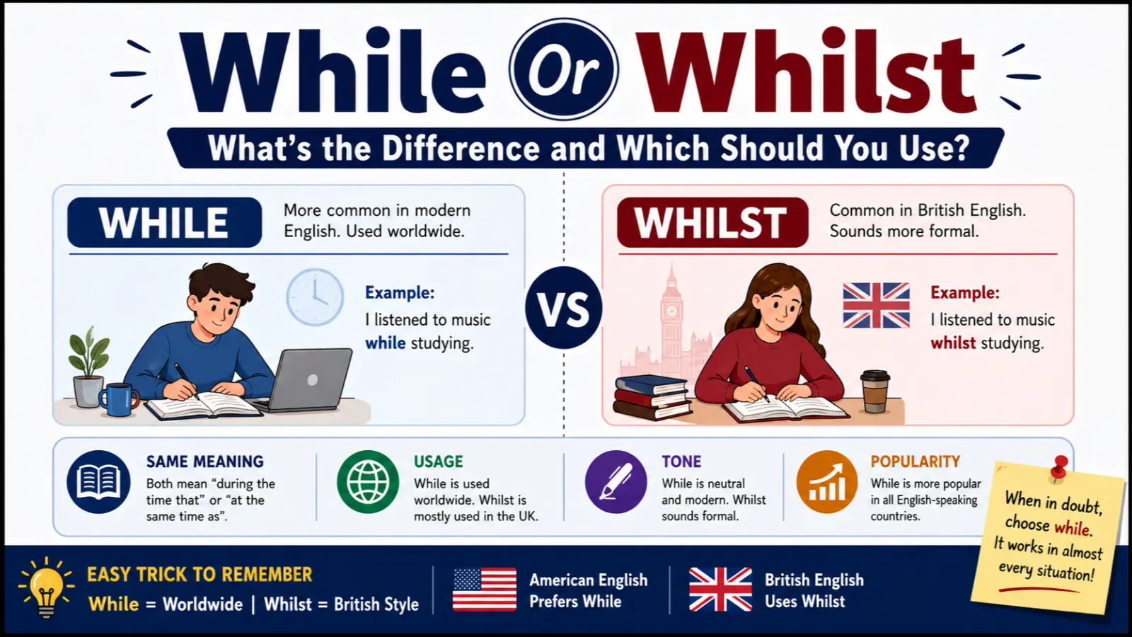 While Or Whilst