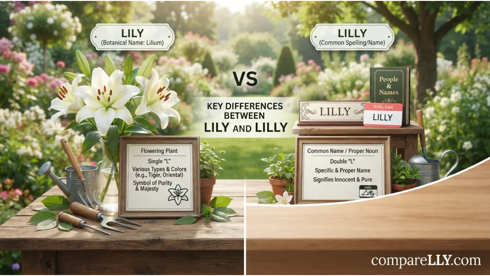 Key Differences Between Lily and Lilly