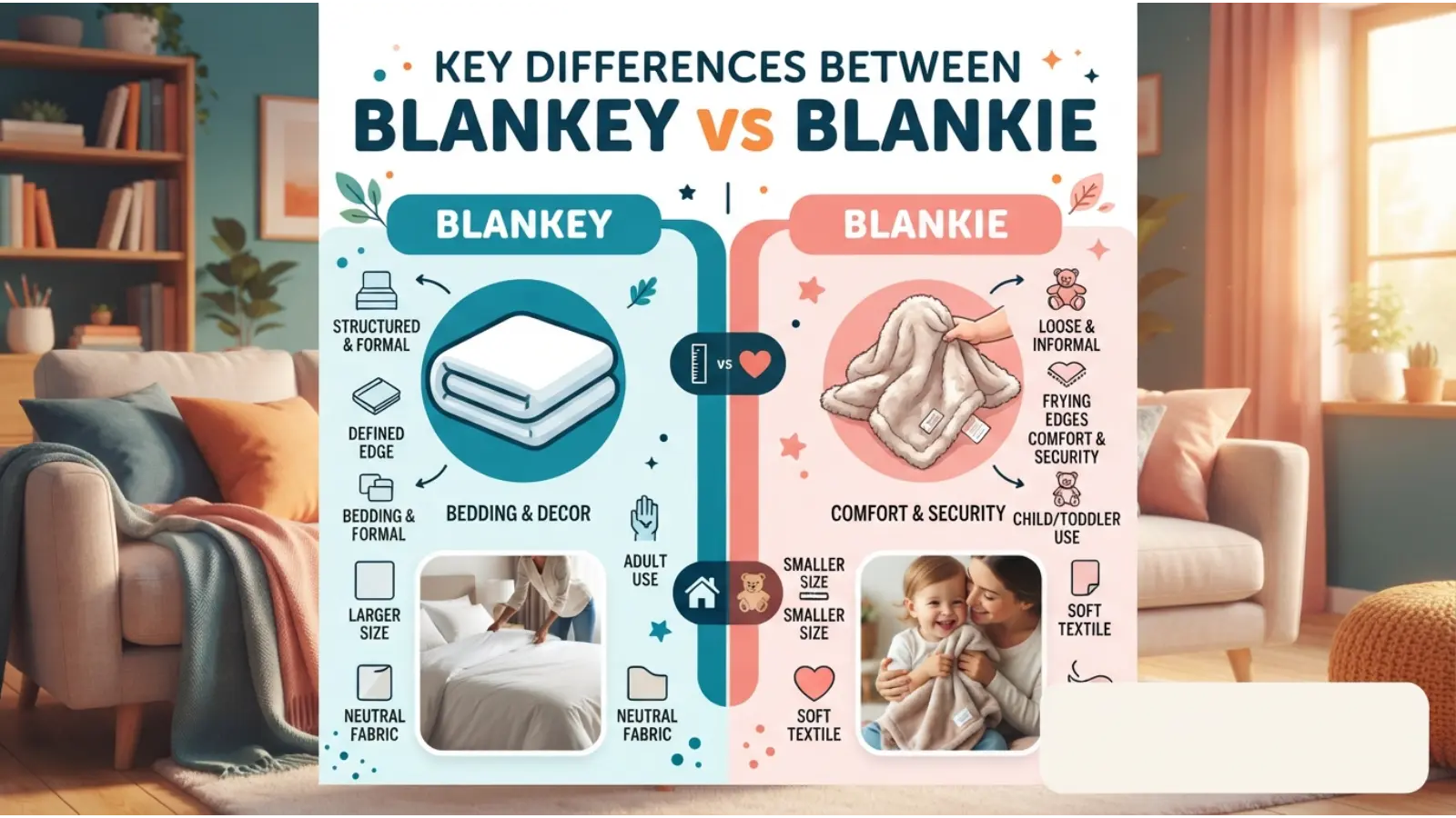 Key Differences Between Blankey and Blankie