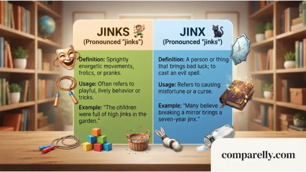 Key Differences: Jinks vs Jinx