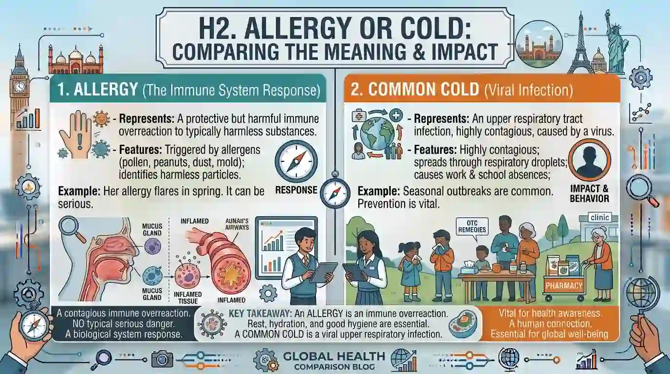 Allergy or Cold? 🩺 How to Tell the Difference Fast (2026 Guide)