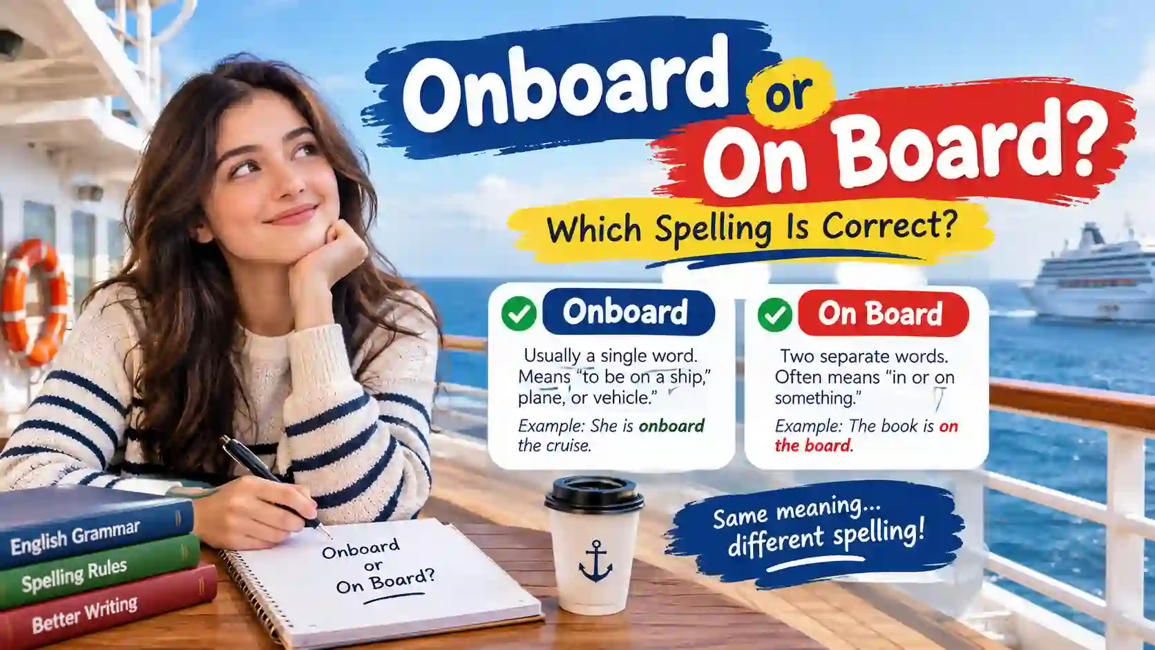 🚢Onboard or On Board?