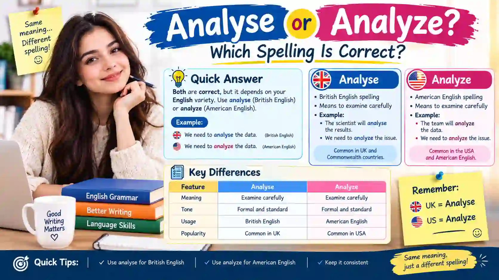 🔍 Analyse or Analyze: Which Spelling Is Correct?