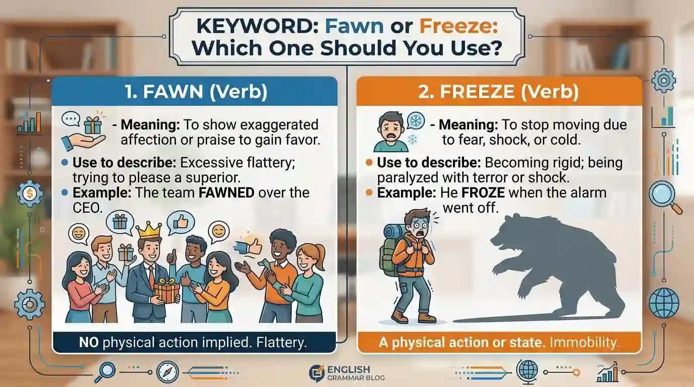 Fawn or Freeze: Which Word Should You Use?