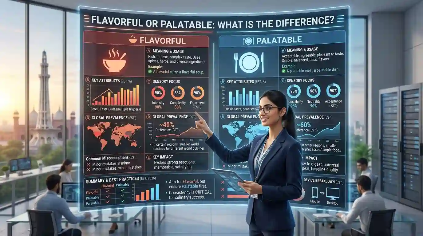 🍲 Flavorful or Palatable: What Is the Difference?
