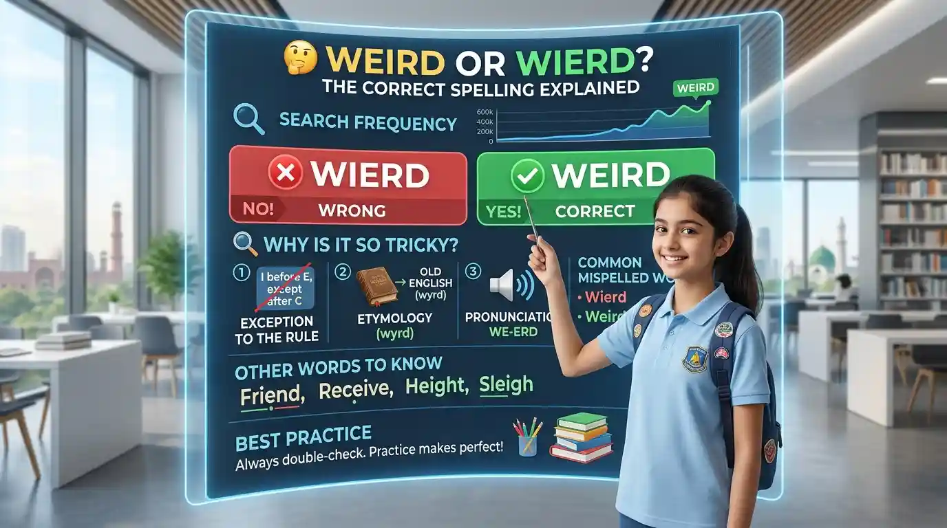 🤔 Weird or Wierd? The Correct Spelling Explained