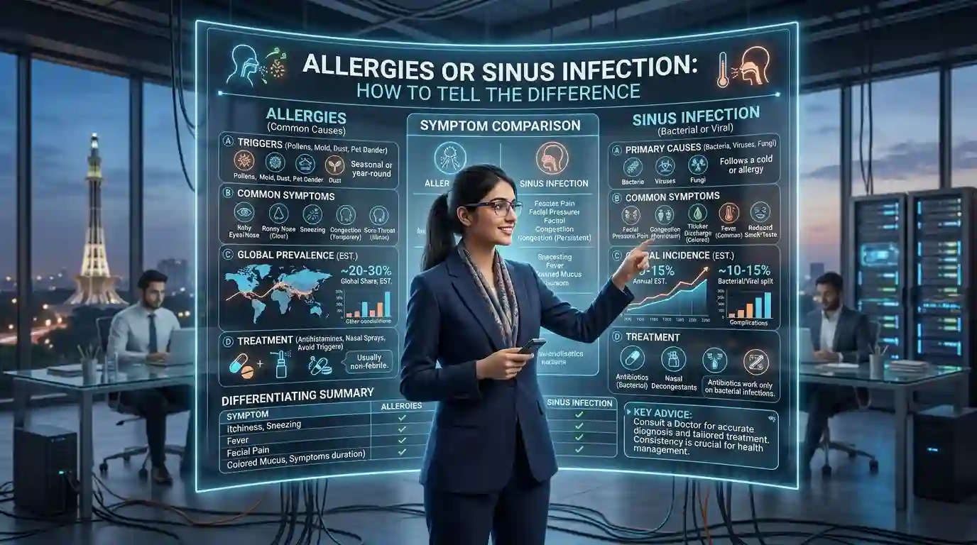 🤧 Allergies or Sinus Infection: How to Tell the Difference