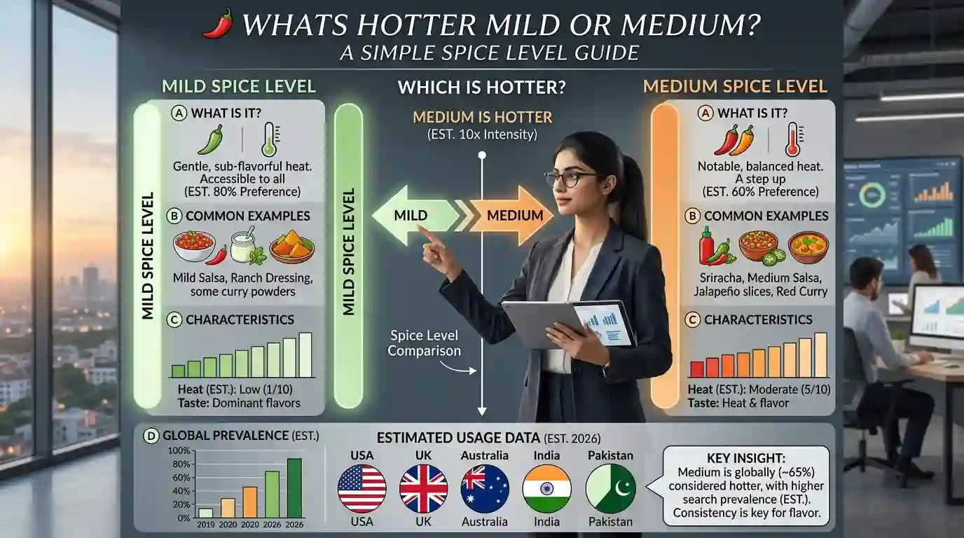 🌶️ Whats Hotter Mild or Medium? A Simple Spice Level Guide