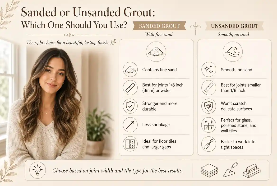 🧱 Sanded or Unsanded Grout: Which One Should You Use?